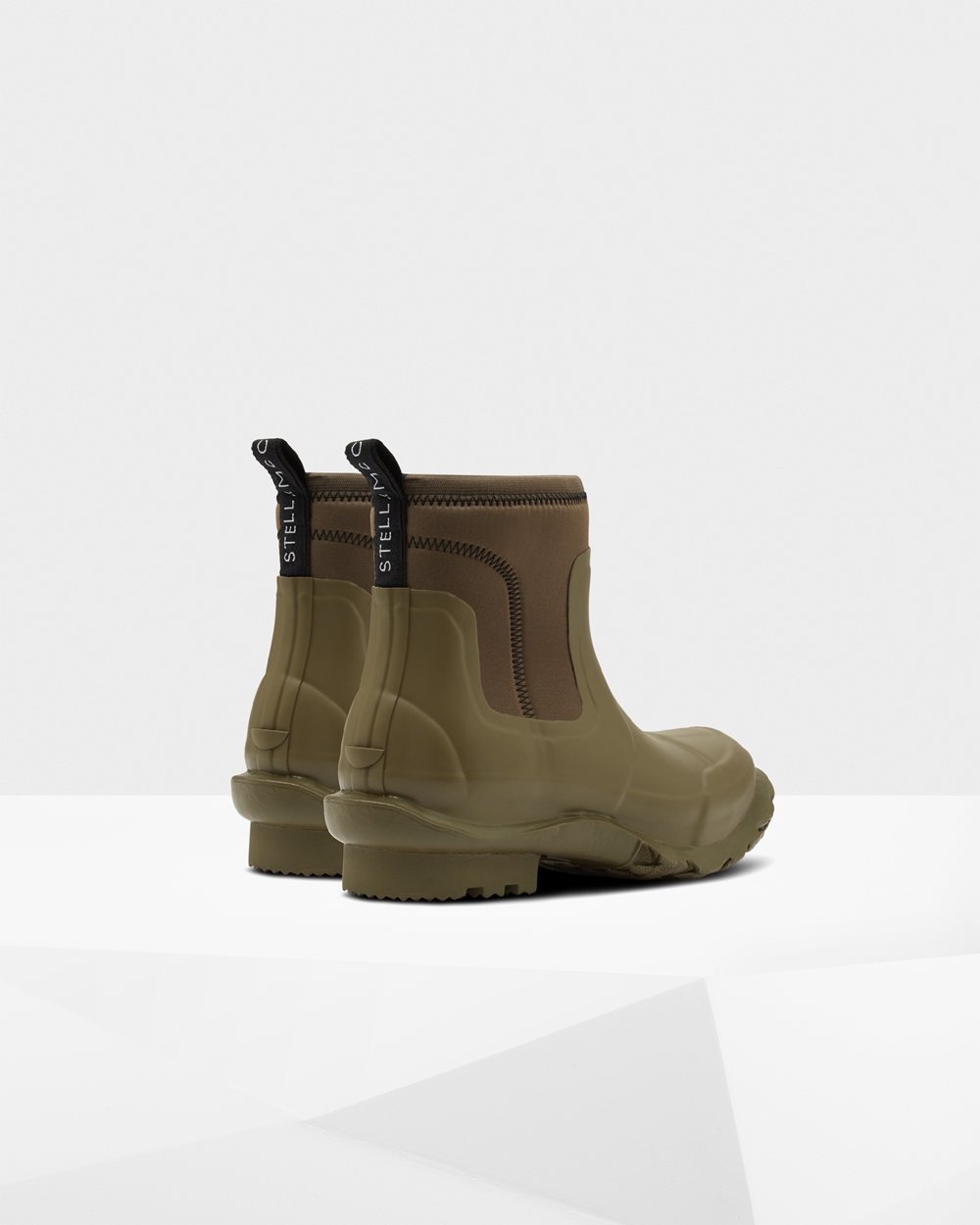 Botas Chelsea Hunter Hombre - Stella Mccartney X - Verde Oliva - OGWNEYU-54